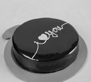 I Love you Chocolate Round Cake