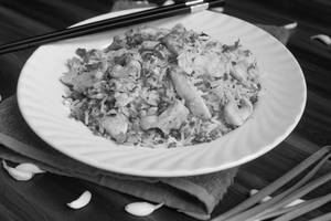 Burnt Garlic Rice[Serves 1-2]