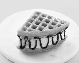 Ice Cream & Fudge Vanilla Waffle
