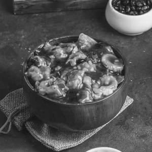 Wok Fried Squid In Black Bean Sauce
