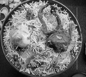 Mutton biryani (full)