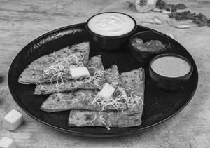 Paneer Cheese Garlic Paratha