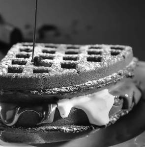 Triple Chocolate Waffle