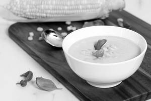 Cream of sweet corn soup