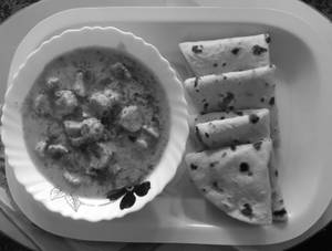 Gatte Ke Sabji + 4 Tawa Butter Chapati