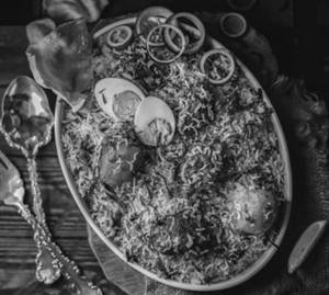 Mutton Egg Biryani
