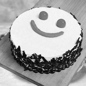 Smiley Cherry Forest Cake