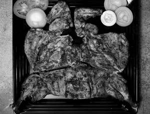 Pepper Chicken Barbeque ( Half )