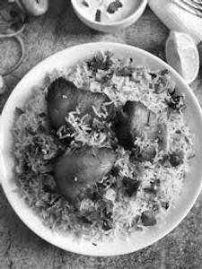 Fish biryani