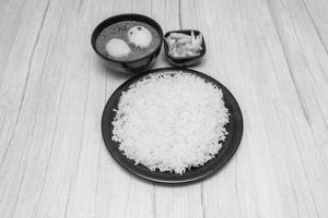 Egg Curry With Rice        