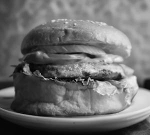 Cheese jalapeno burger