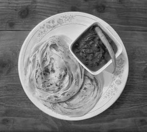 Parota With Kadala Curry
