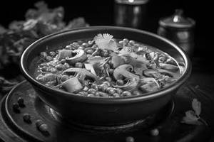Mushroom Matar [Serves 2]