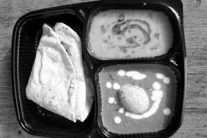 Egg Gravy + Dal + Roti