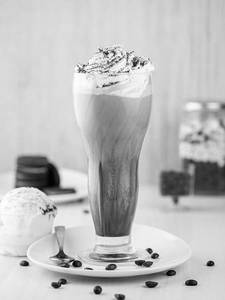 Cold Coffee With Ice Cream