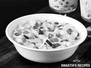 Custard fruit bowl