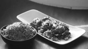 Half Veg Fried Rice + Half Chilly Chicken