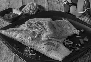 Butter Cheese Schezwan Dosa