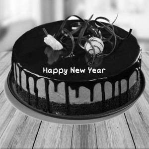 New Year Chocolate Cake