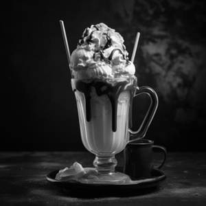 Cold Coffee With Ice Cream