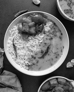 Kolkata's Dal Bhaat Aloo Bhaja Bowl