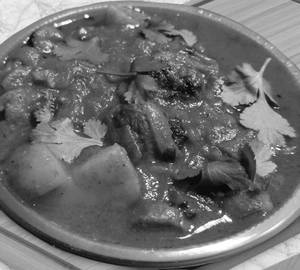 Desi Aloo Soyabean Sabji
