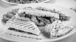 Chicken Tikka Grilled Sandwich + Cold Coffee