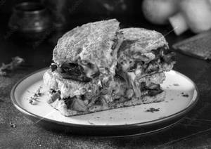 Pizza Mushroom Sandwich