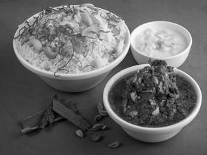 Ghee Rice Mutton Curry