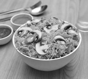 Mushroom Schezwan Fried Rice