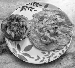 Paneer Chilli With Laccha Paratha