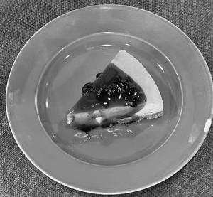 Baked Blueberry Cheesecake Slice