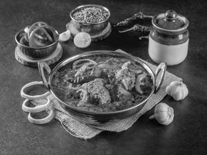 Mutton Kolhapuri [Boneless] (Gravy)
