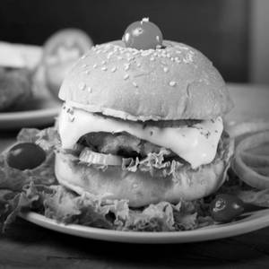 Veg. Cheese Burger