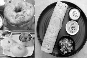 1 Masala Dosa, 1 Medu Vada & 1 Idli