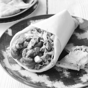 Double Chicken Cheese Shawarma 