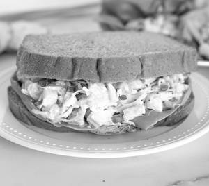 Hawaiian Chicken Sandwich (Served with Fries & Salad)