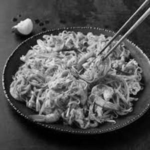 Prawn schezwan fried noodles