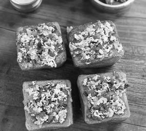 Open Toast Sandwich 