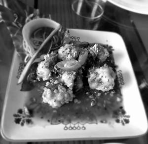 Koong Phad Naam Makham'' Tamarind Prawn 