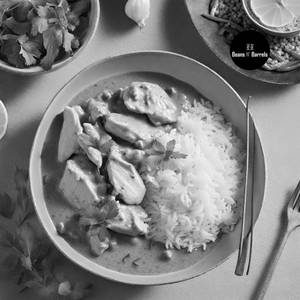 Chicken Thai Green Curry With Herb Rice