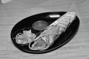 Double Egg Double Murg Tikka Roll    