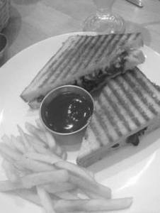 Mushroom Onion Sandwich