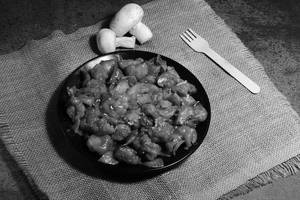 Chilli Mushroom Dry