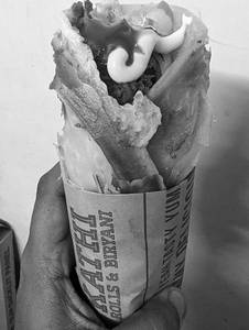 Double Egg Double Paneer Roll