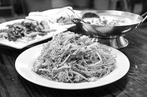 Chicken noodles