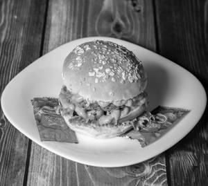 Corn burger                                                                                                                                                             