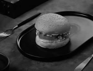 Paneer Tikka Burger - Spicy & Loaded