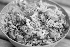 Non- Veg Burnt Garlic Fried Rice