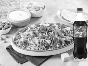Cheese Mush Tawa Pulao+ Soft Drink (200 Ml)